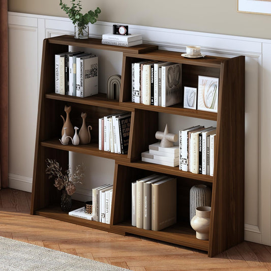 📚 The Expandable Shelf - 3-Tier Modular Wooden Bookcase for Small Spaces & Corners