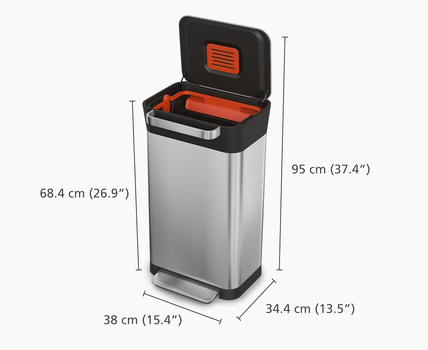 🗑️ The Titan Compactor | 30L Trash Can That Holds 90L of Waste