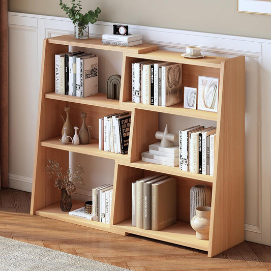 📚 The Expandable Shelf - 3-Tier Modular Wooden Bookcase for Small Spaces & Corners